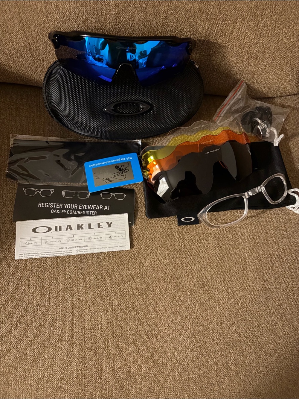 Oakley Multi-Lens Sunglass Kit - Blue, Black, Orange, Clear